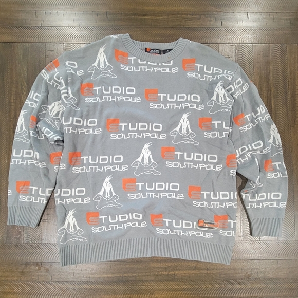 Southpole Studio Daffy Duck Adult XL Crewneck Sweater - Picture 1 of 7